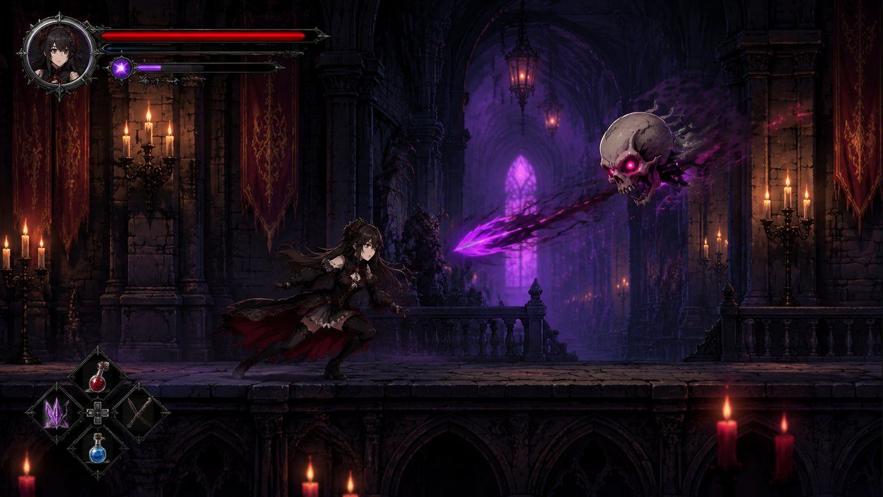 哥特少女勇闯恶魔城2 故事片段 场景图 1
