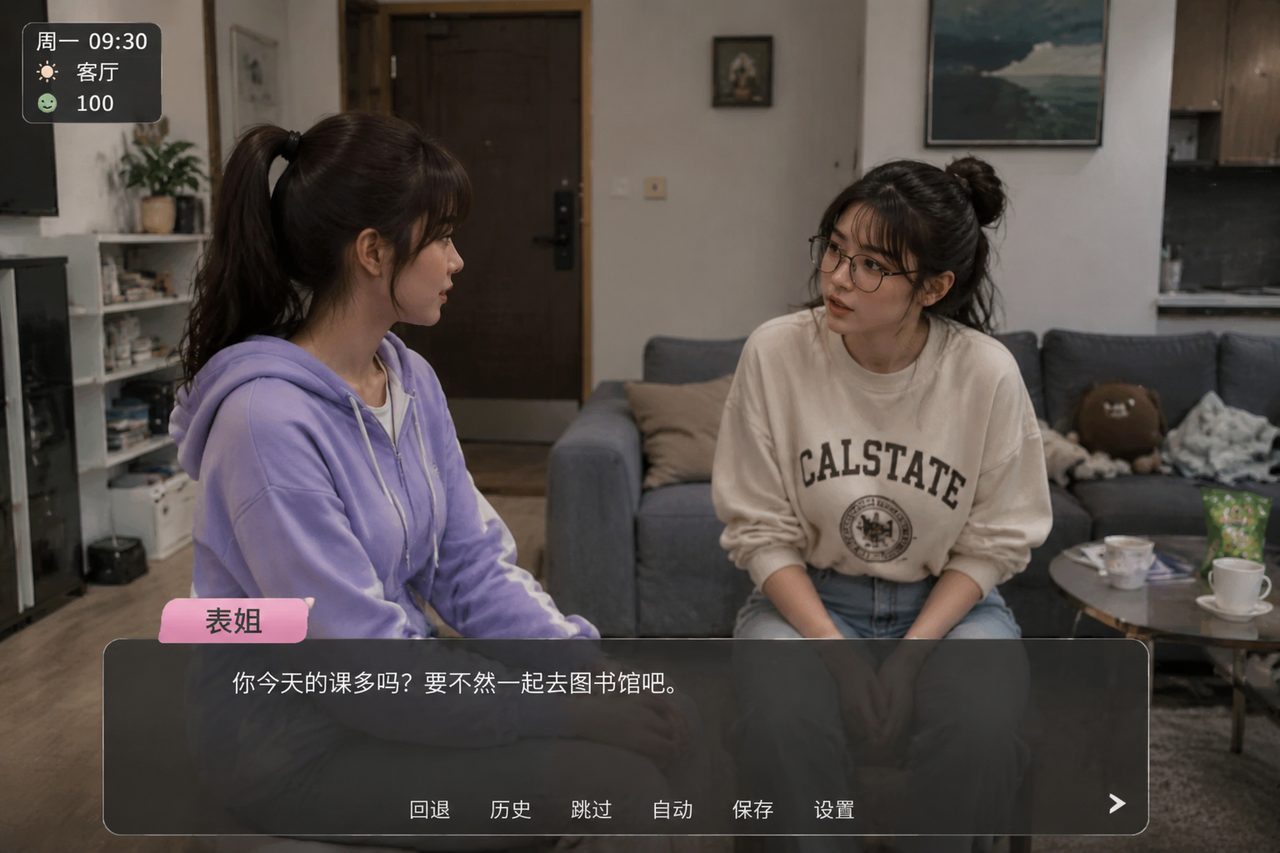 我的可爱表姐 角色路线 内容截图 1